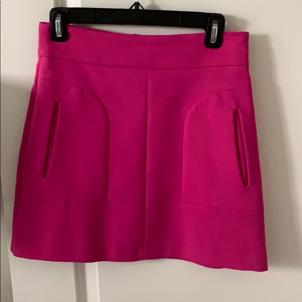 Hot pink Zara mini skirt